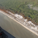 This photo shows what appears to be new deposition of sand and seagrass on a beach in northwest Cape Sable. Image: Steve Davis